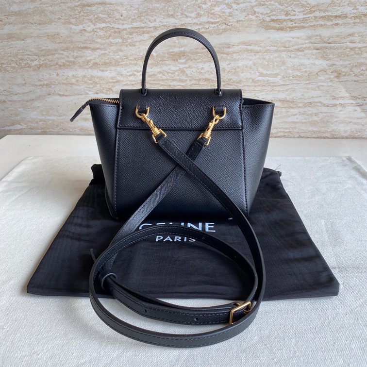 Celine Belt Pico Black 15 Bag
