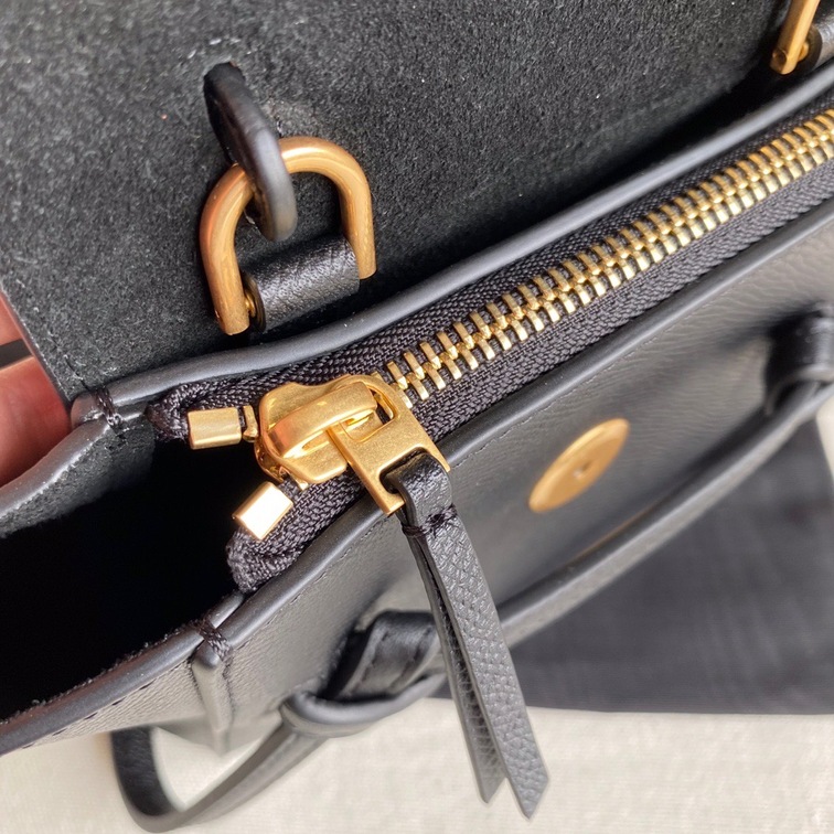Celine Belt Pico Black 15 Bag