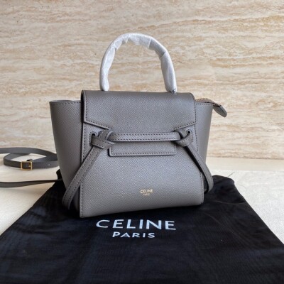 Celine Belt Pico Dark Gray 15 Bag