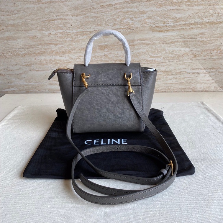 Celine Belt Pico Dark Gray 15 Bag