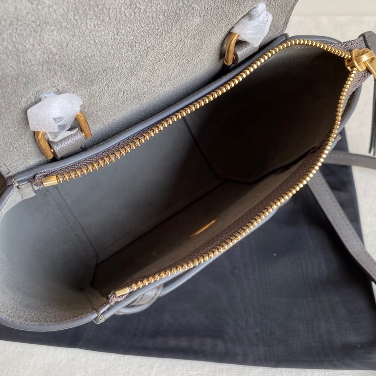Celine Belt Pico Dark Gray 15 Bag