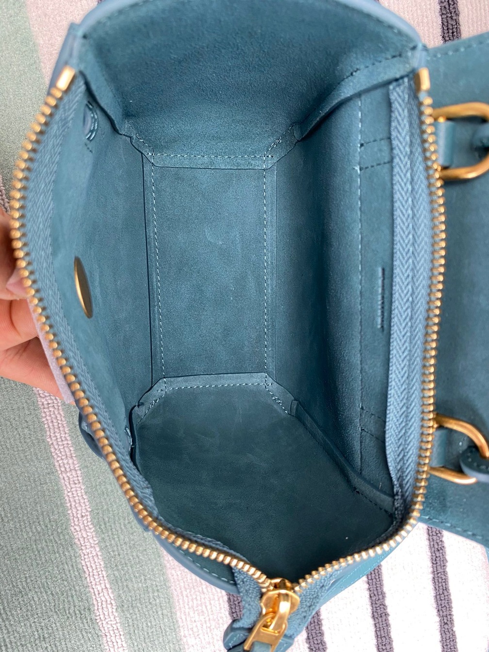 Celine Belt Pico Green 15 Bag