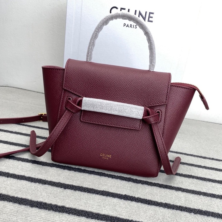Celine Belt Pico Ruby Red 15 Bag