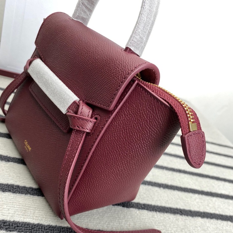 Celine Belt Pico Ruby Red 15 Bag