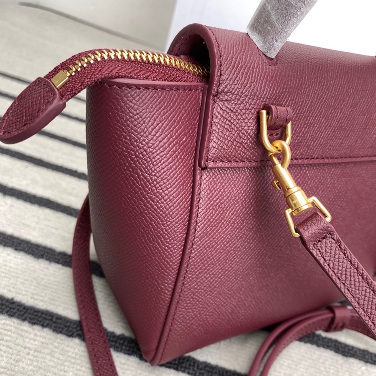 Celine Belt Pico Ruby Red 15 Bag