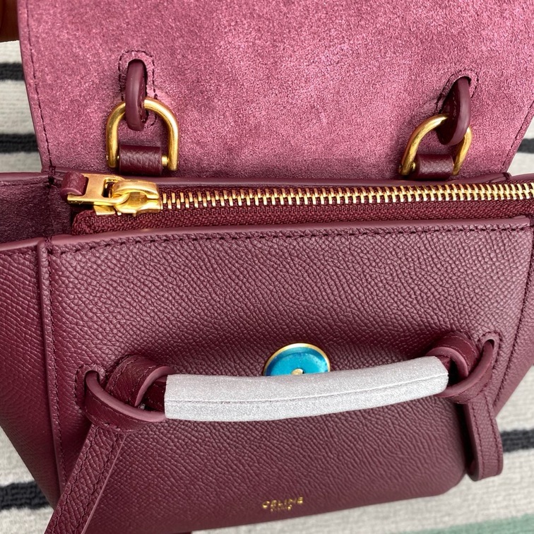 Celine Belt Pico Ruby Red 15 Bag