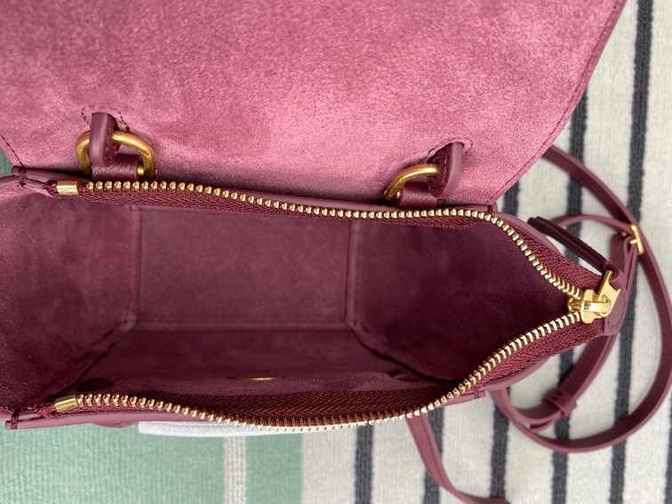 Celine Belt Pico Ruby Red 15 Bag