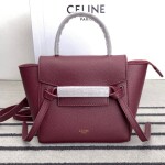 Celine Belt Pico Ruby Red 15 Bag