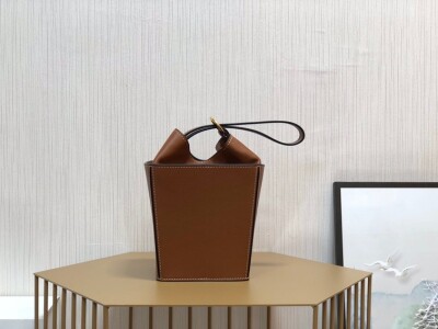 Celine Strap Box Brown Leather Ss2022