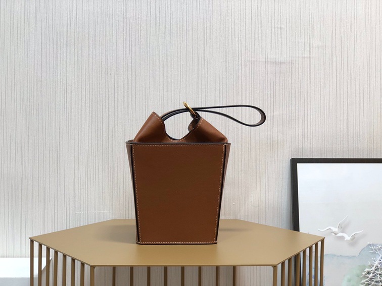 Celine Strap Box Brown Leather Ss2022