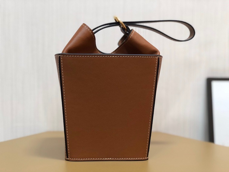 Celine Strap Box Brown Leather Ss2022