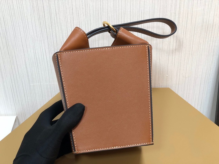 Celine Strap Box Brown Leather Ss2022