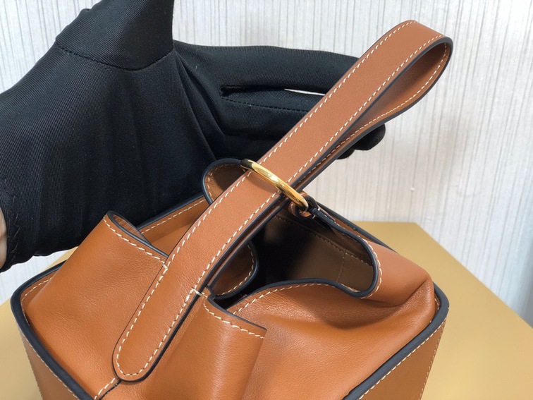 Celine Strap Box Brown Leather Ss2022