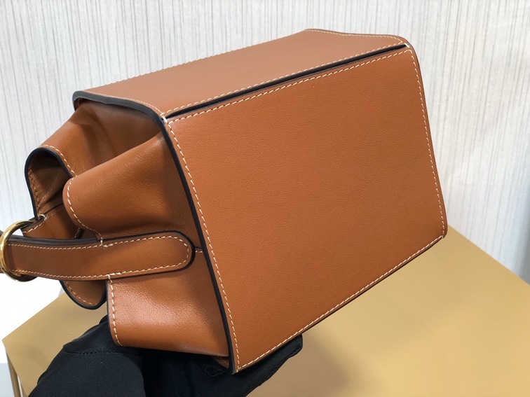 Celine Strap Box Brown Leather Ss2022