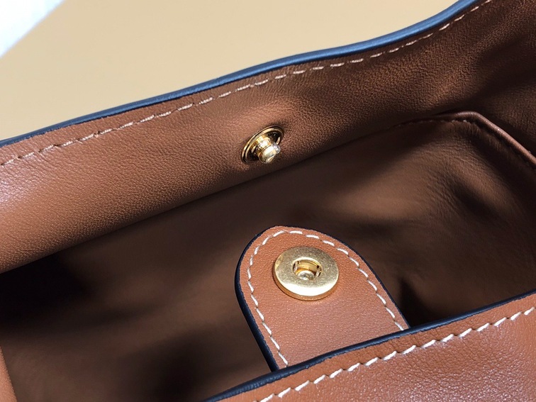 Celine Strap Box Brown Leather Ss2022