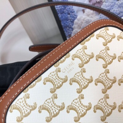 Celine Triomphe White Mono 20 Ss2022