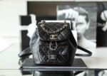 Chanel Backpack Goatskin Black Ss2022