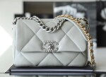 Chanel C19 Lambskin Gray Ss2022