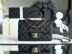 Chanel Flat Caviar Hand Black Ss2022