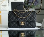 Chanel Flat Caviar Hand Black Ss2022