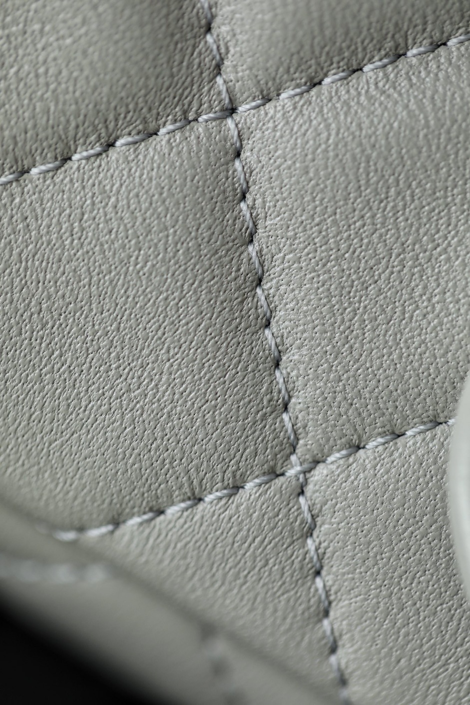 Chanel Flat Goatskin Gray Ball Chain Ss2022