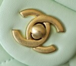Chanel Flat Goatskin Green Ball Chain Ss2022