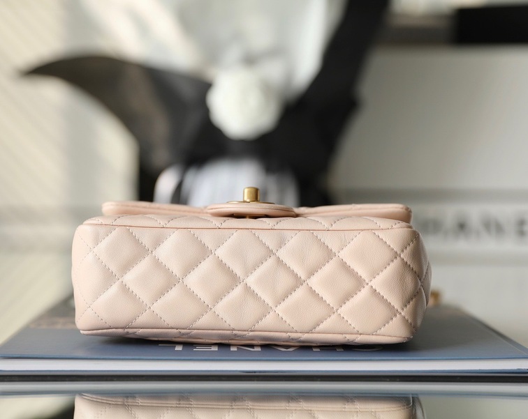 Chanel Flat Goatskin Pink Ball Chain Ss2022
