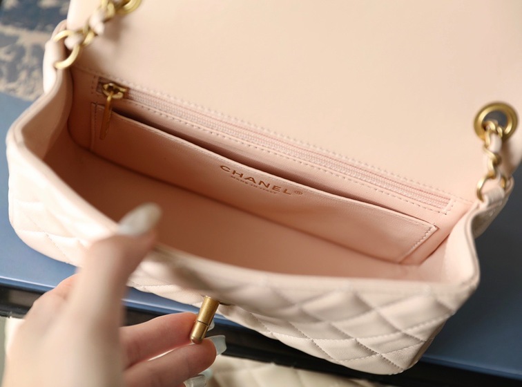 Chanel Flat Goatskin Pink Ball Chain Ss2022