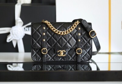 Chanel Flat Goatskin Vat Black Ss2022