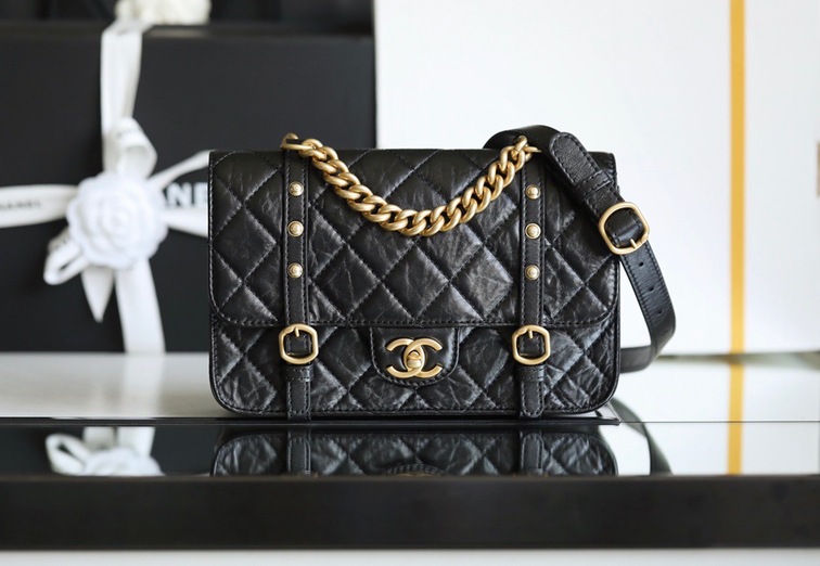 Chanel Flat Goatskin Vat Black Ss2022