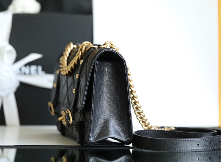 Chanel Flat Goatskin Vat Black Ss2022