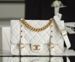 Chanel Flat Goatskin Vat White Ss2022