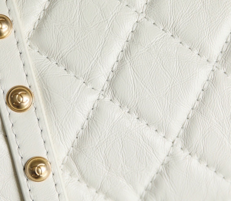 Chanel Flat Goatskin Vat White Ss2022