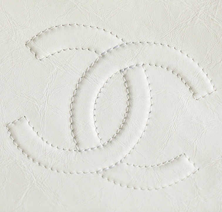 Chanel Flat Goatskin Vat White Ss2022