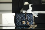 Chanel Mini Flat Caviar Black Ss2022