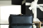 Chanel Mini Flat Caviar Black Ss2022