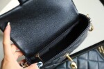 Chanel Mini Flat Caviar Black Ss2022