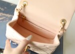 Chanel Mini Flat Goatskin Pink Ball Chain Ss2022