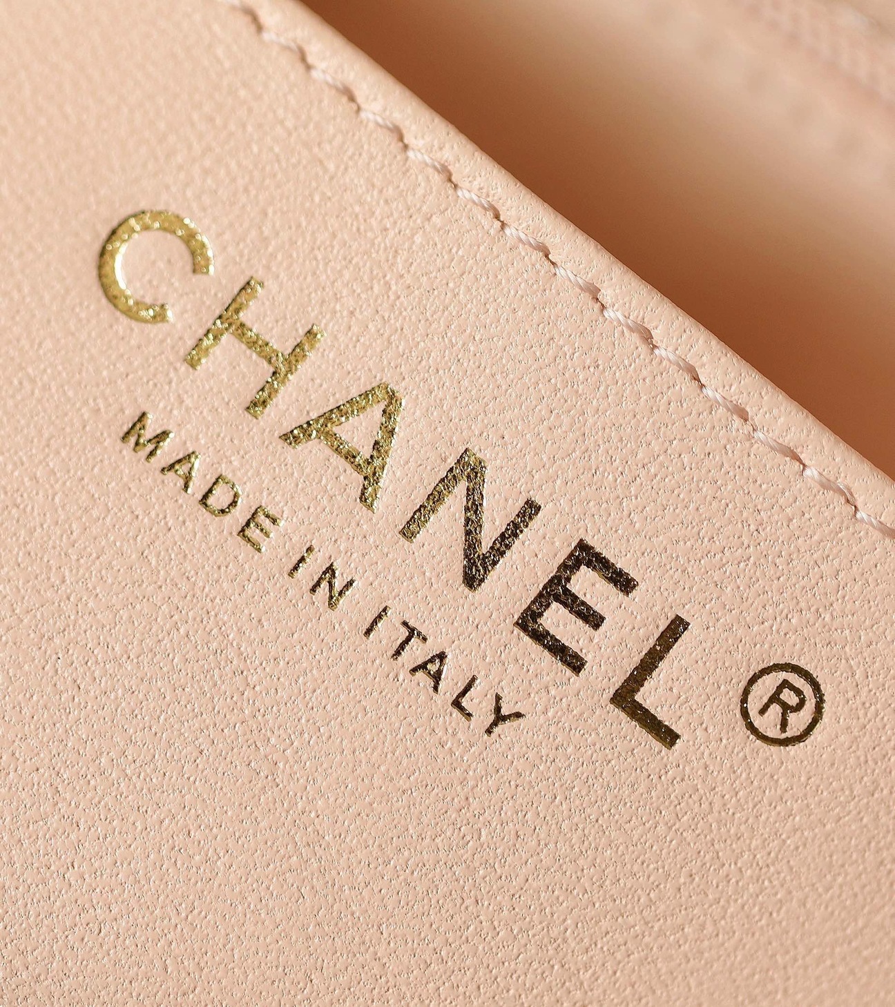 Chanel Mini Flat Goatskin Pink Ball Chain Ss2022