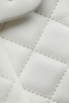 Chanel Mini Flat Goatskin White Ball Chain Ss2022
