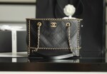 Chanel Tote Bag Lambskin Black Ss2022