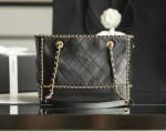 Chanel Tote Bag Lambskin Black Ss2022