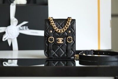 Chanel Woc Goatskin Vat Black Ss2022
