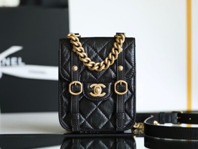 Chanel Woc Goatskin Vat Black Ss2022