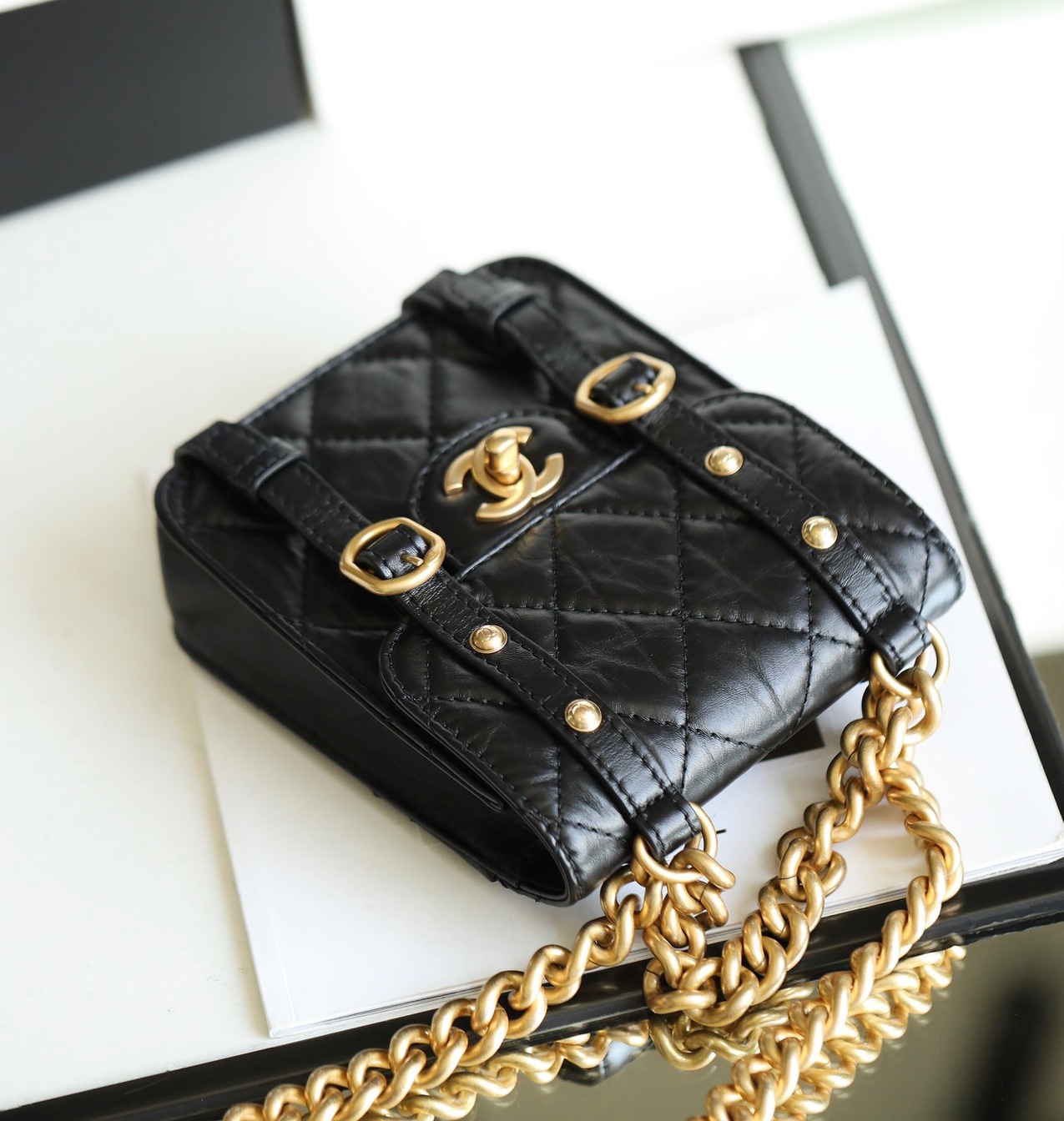 Chanel Woc Goatskin Vat Black Ss2022