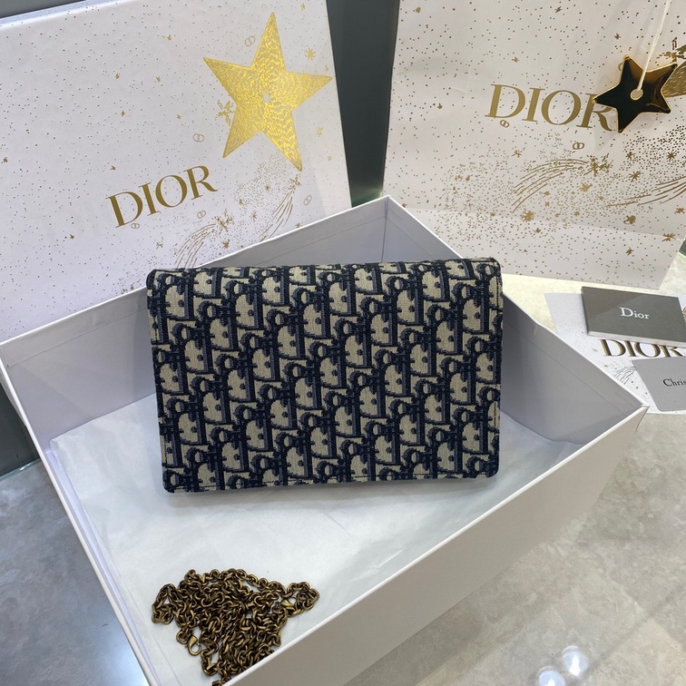 Dior Clutch Oblique With Chain Ss2022
