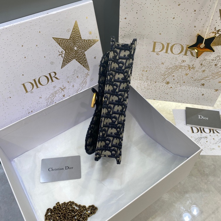 Dior Clutch Oblique With Chain Ss2022