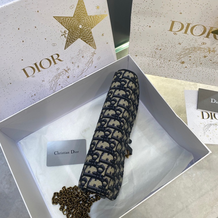 Dior Clutch Oblique With Chain Ss2022