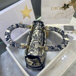 Dior D Lite Animal Navy Blue Ss2022