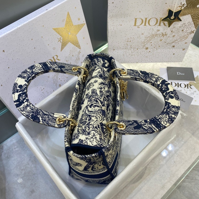 Dior D Lite Animal Navy Blue Ss2022